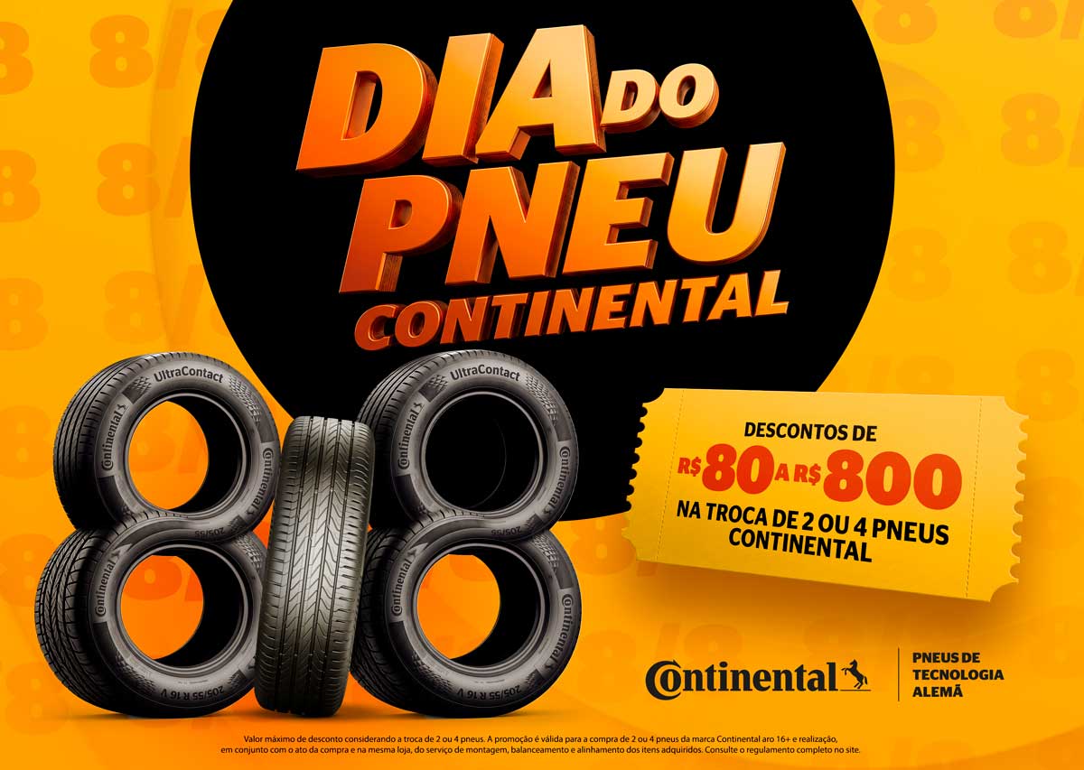 (Promoção em Pneu: Dia do Pneu Continental 2026)