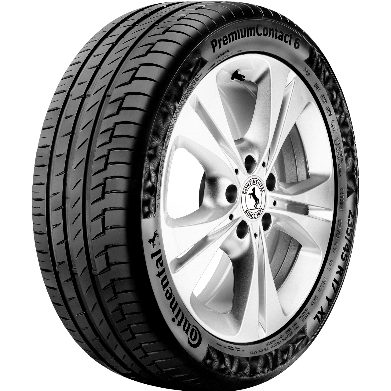 (foto do pneu original do Fastback - PremiumContact 6)