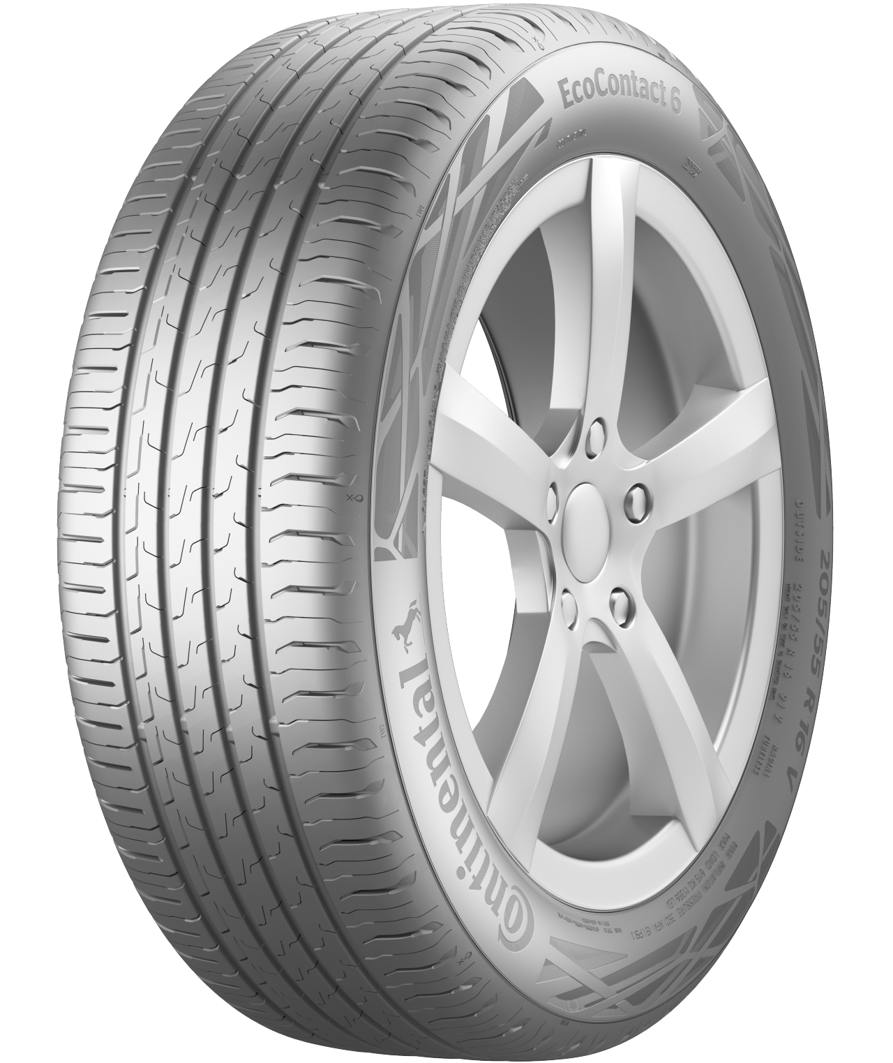 (foto do pneu original do Kwid - pneu EcoContact 6)