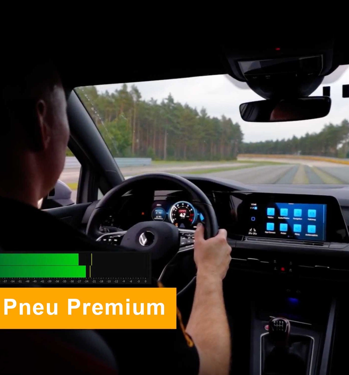 (imagem de teste de ruído de pneu premium)
