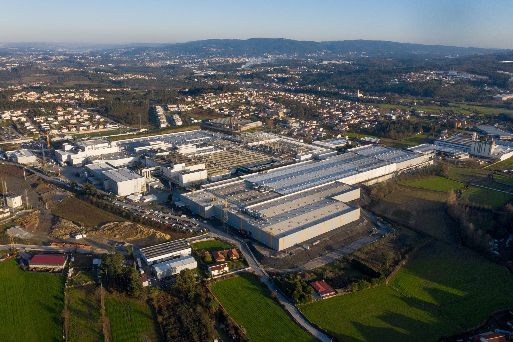 (foto aérea de Lousado, Portugal)