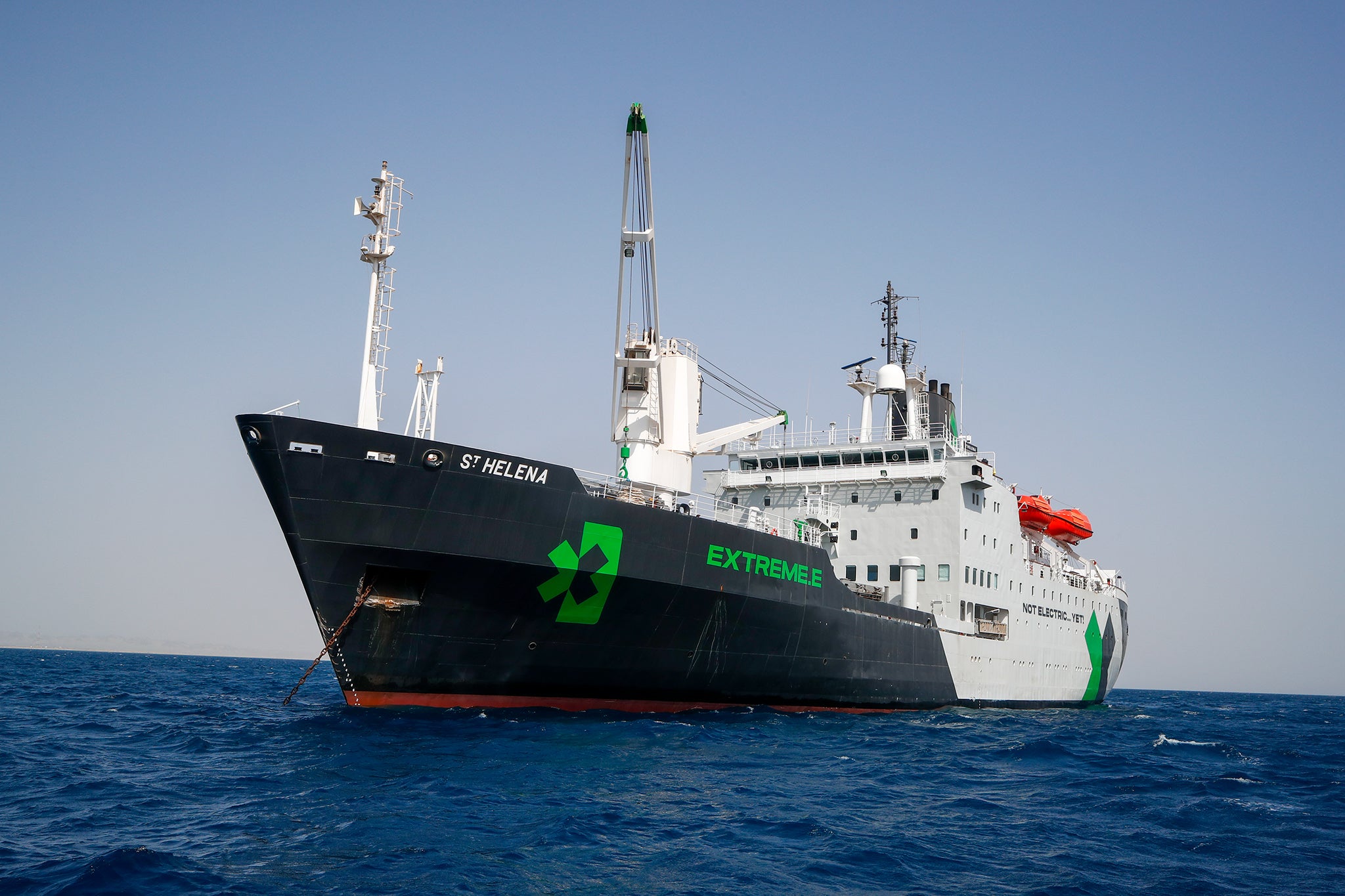 The St Helena logistics ship