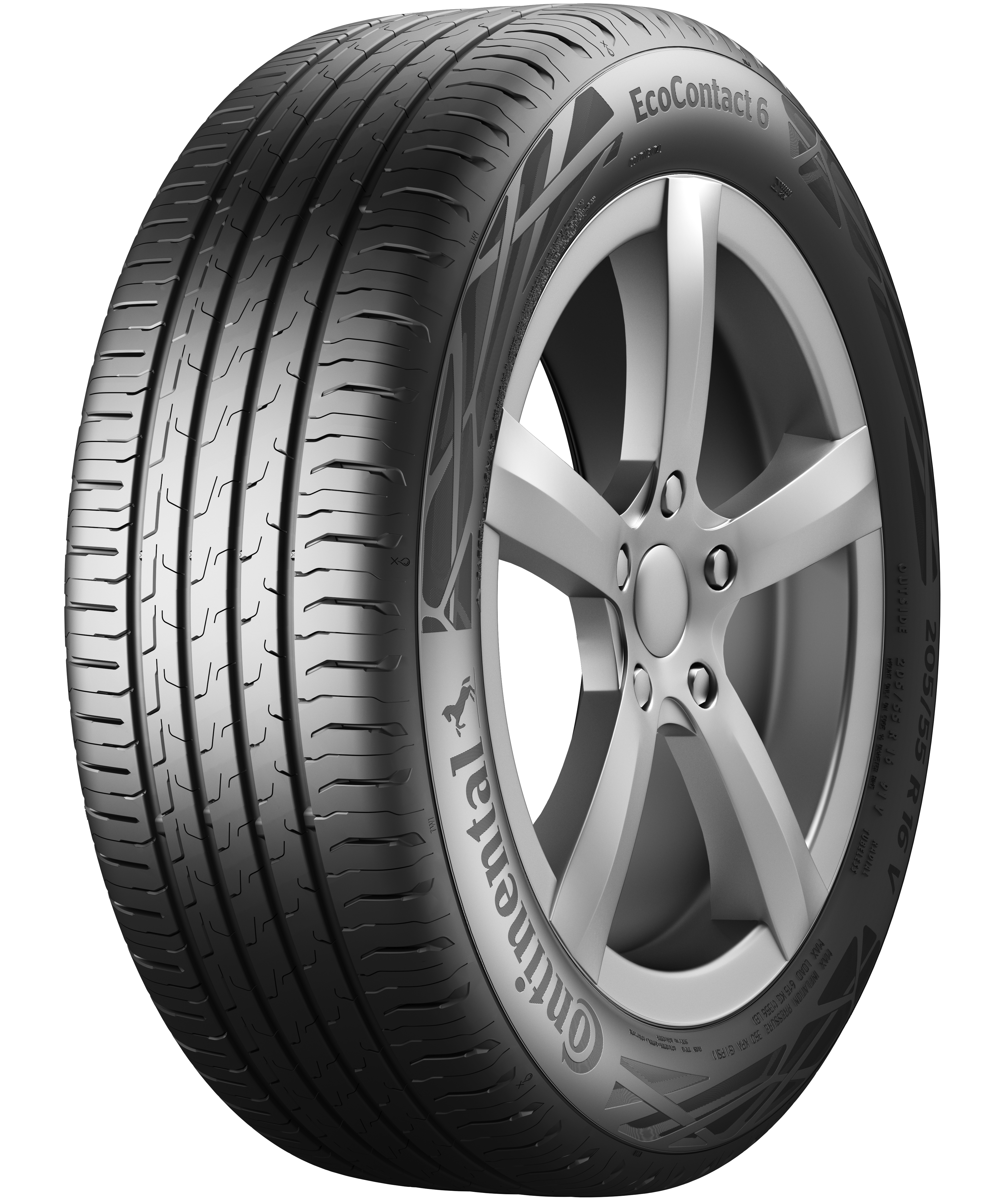 (foto do pneu original do Kwid - pneu EcoContact 6)