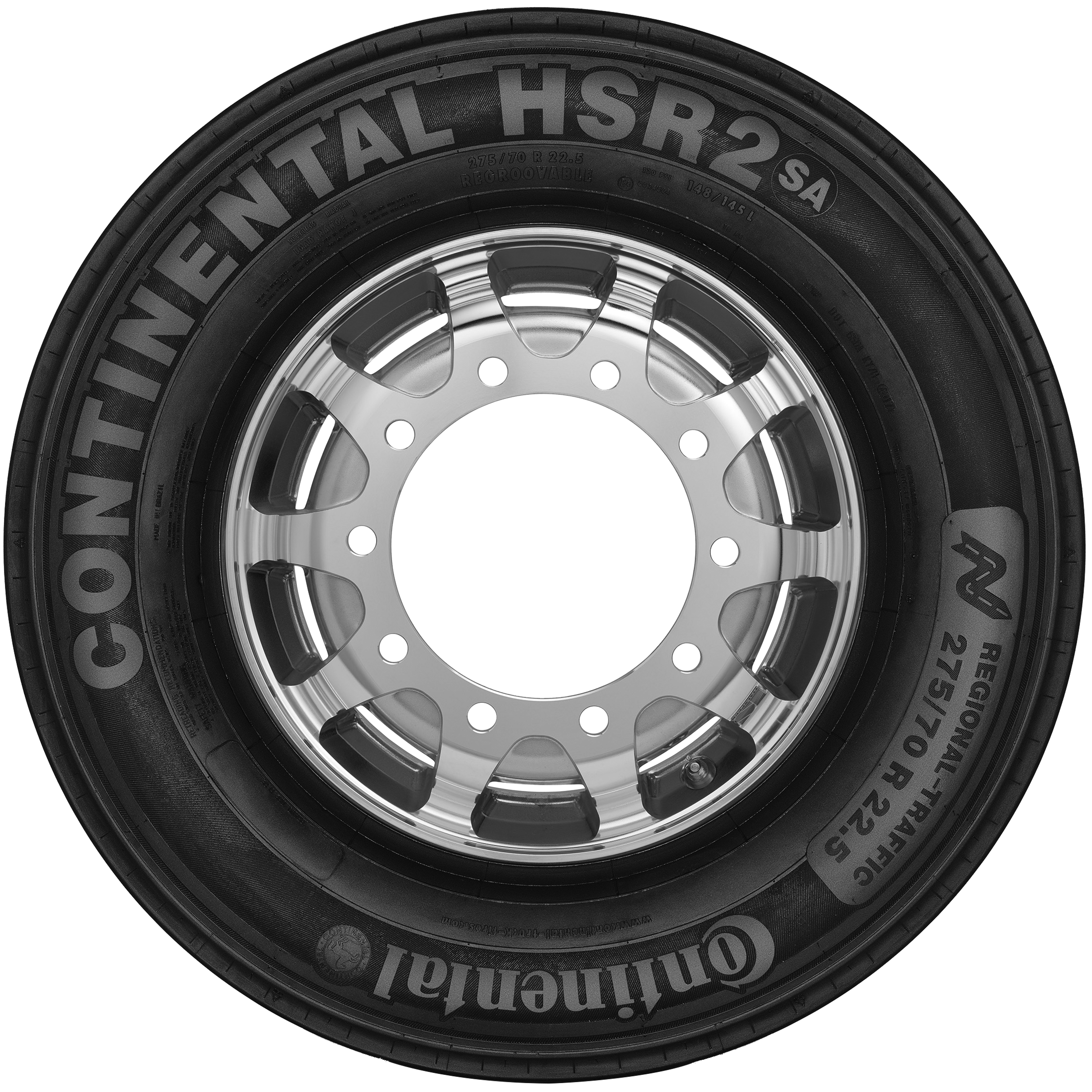 (foto do pneu HSR2 - 275/70 R22.5)