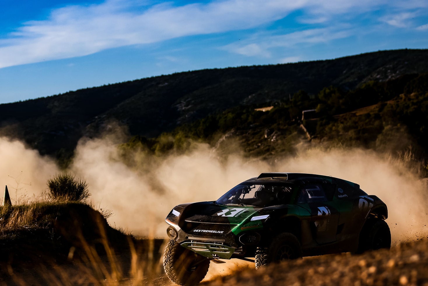 | Photographer: Shivraj Gohil| Event: Extreme E Testing October 2019| Location: Chateau De Lastours| Series: Extreme E| Country: France || Driver: Mikaela Ahlin-Kottulinsky| Car: Odyssey 21|