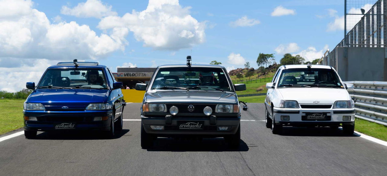 Volta Rápida: Escort XR3 95, Gol GTI 93 e Kadett GSI 93