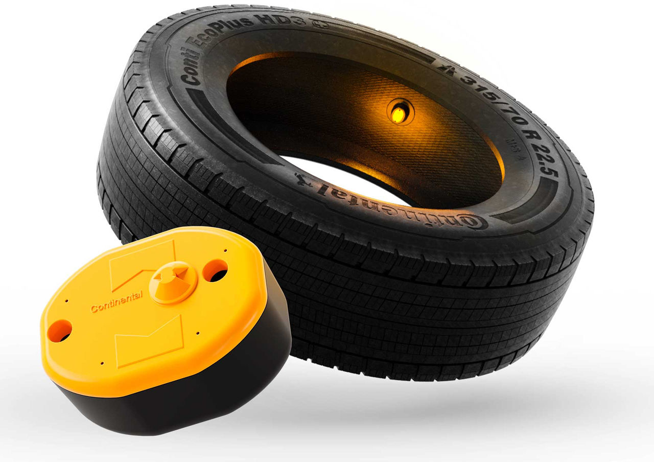 (iTire - Sensor de pneus de carga Continental)