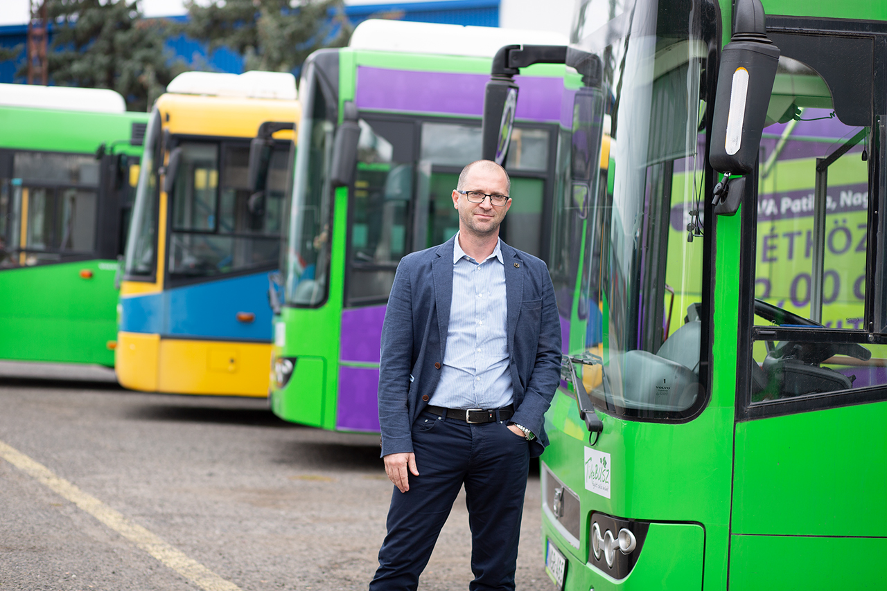 Director of Operations Tavi Tamás from Tüke Busz, Hungary.