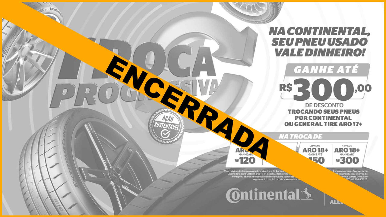 (Promoção em pneus Encerrada - Troca Progressiva 2026)